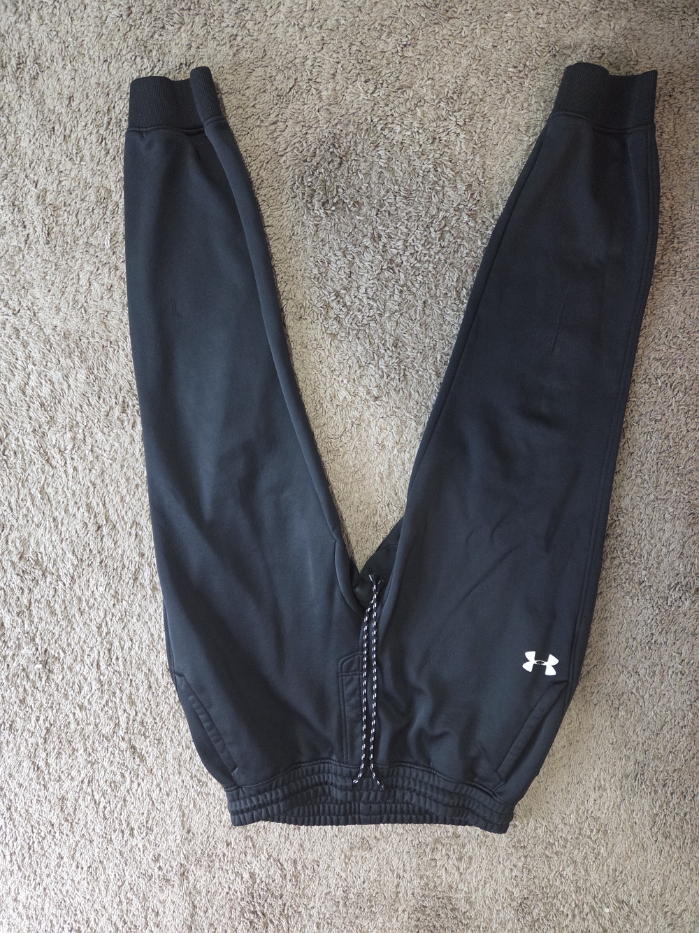 Under Armour Black Fleece-Lined Athletic Pants